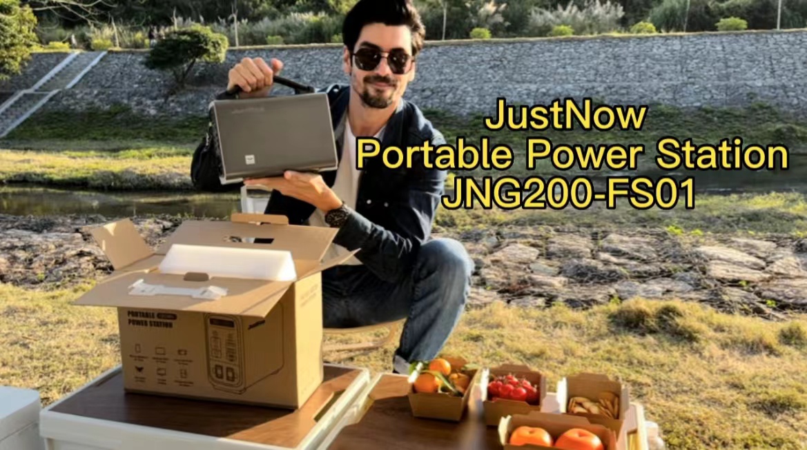 Watch JustNow Portable Power Station LiFePO4 Battery on Amazon Live